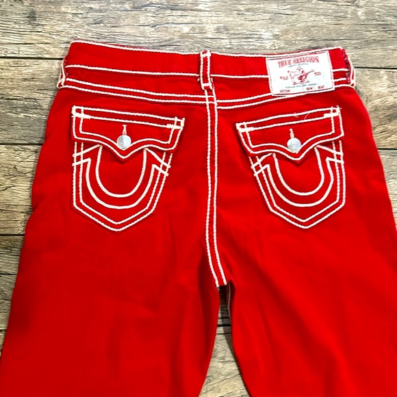Red True Religion Jeans - Picture 4 of 6